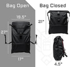 Xtreme Sight Line ~ AQUA RT Large Water-Proof Faraday Backpack/Small LITE Faraday Bag Combo ~ Tracking/Hacking Defense ~ Silver