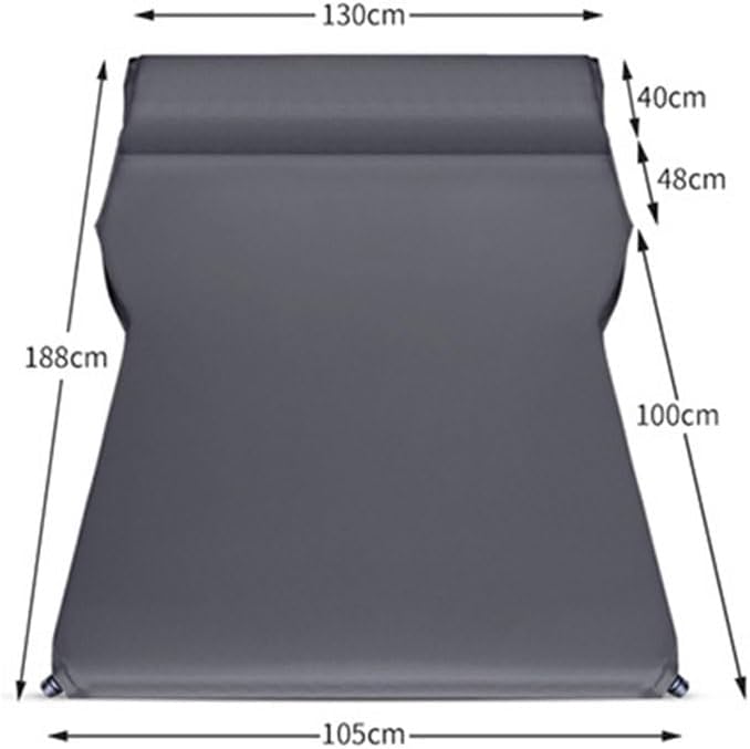 Car Inflatable Mattress for MINI Countryman 2017-2024 F60 Sleeping Movable Back Seat Bed Portable Soft Mattress Sleeping Bed with Storage Bag,Blue