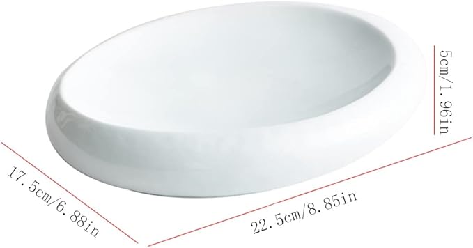 Camping Plates Serve Plate Tray Dinner Plate Creative Tableware Ceramic Commercial Kitchen Tableware Plate Decorative Plate(Medium)