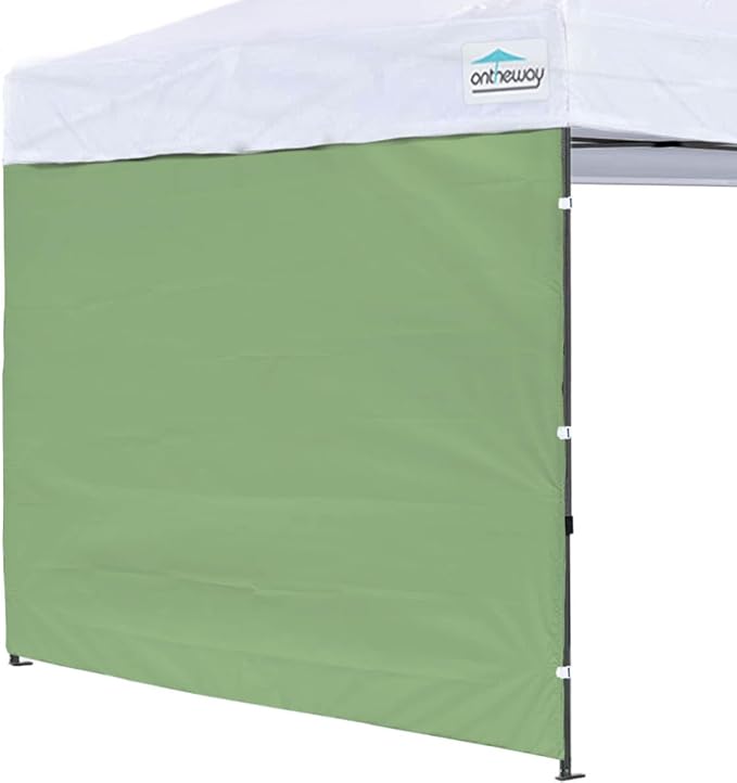 Sunwall for 10x10 Pop up Canopy, Instant Canopy Tent Sidewall, 1 Pack Sidewall Only (Dark Green)