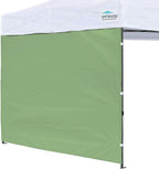 Sunwall for 10x10 Pop up Canopy, Instant Canopy Tent Sidewall, 1 Pack Sidewall Only (Dark Green)