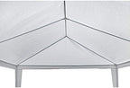 Smartxchoices 10' x 20' Outdoor White Waterproof Gazebo Canopy Tent with Removable Sidewalls Windows Heavy Duty Tent for Party Wedding Events Beach BBQ…