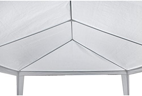 Smartxchoices 10' x 20' Outdoor White Waterproof Gazebo Canopy Tent with Removable Sidewalls Windows Heavy Duty Tent for Party Wedding Events Beach BBQ…