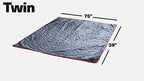 Alki Twilight Thermal Mattress Topper - Indoor or Outdoor Sleeping Pad Cover - Twin Mattress Topper - Insulated to Keep You Warm Naturally - Great for Camping, Hiking, Outdoors - 75 x 38 Inches
