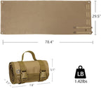 Outdoor Camping Tactical Training Shooting Mat Anti Slip Pad, Waterproof and Moisture-Proof Folding Mat Picnic Blanket Portable with Carry Strap