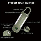 HomeBeyond Portable Camping Lantern Rechargeable,LED Flashlight Spotlight with 6 Modes, Red Light Emergency Outdoor Tent Light for Hiking, Night Walking, Hurricane