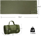 Outdoor Camping Tactical Training Shooting Mat Anti Slip Pad, Waterproof and Moisture-Proof Folding Mat Picnic Blanket Portable with Carry Strap