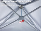 COOSHADE 13x13Ft Pop Up Canopy Tent Instant Folding Shelter 169 Square Feet Large Outdoor Sun Protection Shade(Grey)