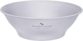 iBasingo 600ml Titanium Bowl Ultralight Tableware Single-Walled Rice Salad Bowl Small Gym Fitness Bowl Outdoor Camping Dinnerware Potable Stackable Kitchen Utensils Ti1106T