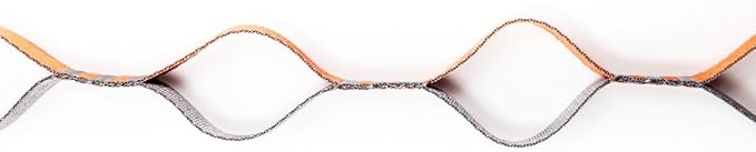 KAMMOK: Python 15' Tree Friendly Hammock Straps | Woven, No-Stretch, Knotless, Durable Holds up to 500lbs, (Lightweight for Hiking, Camping, Backpacking), Set of 2 w/Stuff Sack