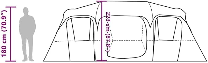 vidaXL Family Tent Family Tents