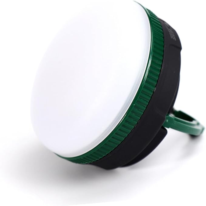 NOLITOY Portable LED Hanging Tent Light for Camping Lightweight Outdoor Lantern for Emergency Use Battery-Powered Green Tent Lamp Compact for Hiking Picnic Backpacking