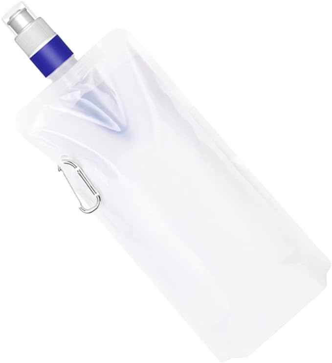 Totority Folding Water Pouch Portable Daily Use Water Container for Hiking Camping Outdoor Activities Compact Leak Design for Convenient Hydration Storage