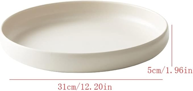 Camping Plates Serving Plate Tray Dinner Plate 12 Inch Large Western Food Plate Dishes Restaurant Deep Plate Lobster Plate Cold Dishes Set Tableware Decorative Plate