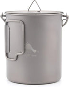 TOAKS Titanium 750ml Pot with Bail Handle for Ultralight Camping, Backpacking Cookware and Mug