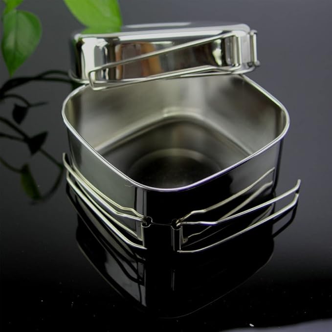 Cookware Set Portable Cookware Set Camping Picnic Outdoor Pan Pot Plate Tableware Folding Set Portable Picnic Pot Set for Hiking 6pcs