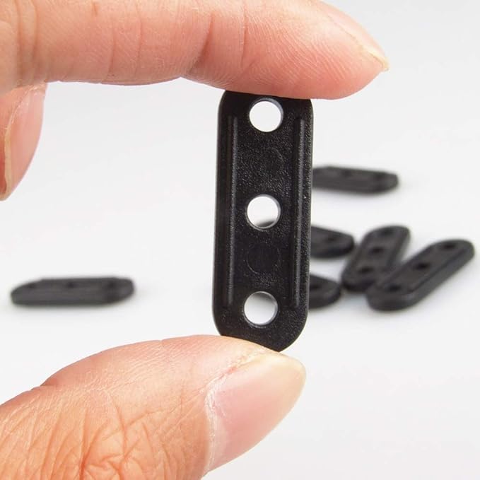 20PCS Plastic Cord Tensioners Rope Adjuster Tent Guy-Line Wind Rope Buckle Fastener Tightener for Camping Hiking Outdoor Gear Accessories