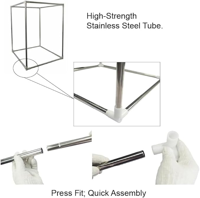 Multifunctional 3D Printer Enclosure w/Adjustable Ventilation Kit Eliminate Odors Tent Cover Compatible with Anycubic Photon Mono, Elegoo Saturn/Mars 3/4 & Creality Halot Series Resin 3D Printer
