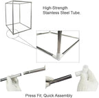 Multifunctional 3D Printer Enclosure w/Adjustable Ventilation Kit Eliminate Odors Tent Cover Compatible with Anycubic Photon Mono, Elegoo Saturn/Mars 3/4 & Creality Halot Series Resin 3D Printer