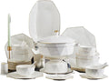 European Kitchenware Tableware 56 Piece Dish Ceramic Set Tableware Set