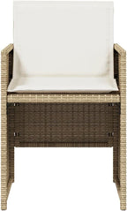 Patio Chair Beige, Cream White Patio Furniture Garden Furniture Camping Chair for Garden Deck