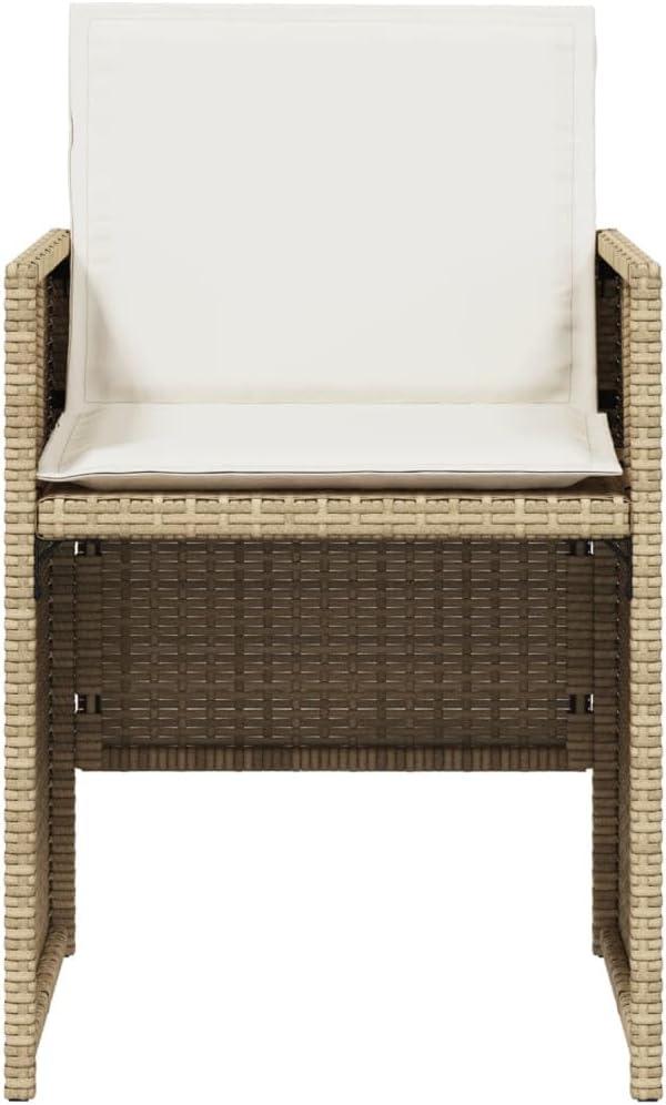 Patio Chair Beige, Cream White Patio Furniture Garden Furniture Camping Chair for Garden Deck