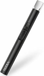 REIDEA Electric Lighter S4 Candle Lighter USB Rechargeable with Safety Switch, Flameless Portable Fast Heat Windproof Plasma Electronic Lighters, Perfect for Home Cooking BBQ Camping Stove Fireworks