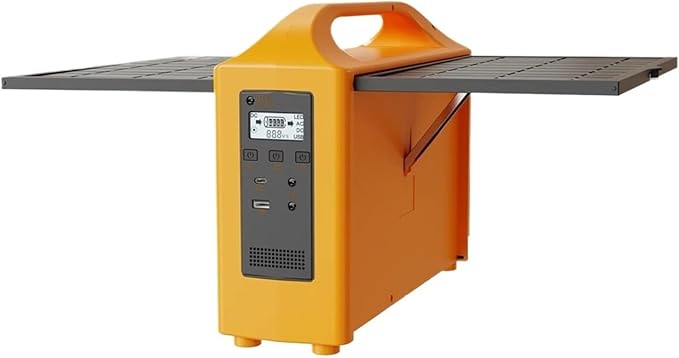 Power Station, 100W Portable Power Station 110V 220V Solar Generator UPS e Bank 24000mAh With Panel For Camping,for Outdoor Camping Home(110V)