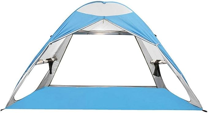 GeRRiT Family Tent Portable Outdoor Breathable 2-3 Person Camping Tent Fishing Hiking Picnic Blue Outdoor Tent