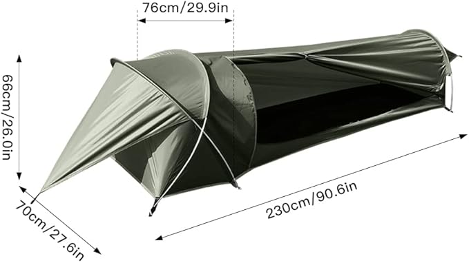 Ultralight Single Person Tent Waterproof Camping Tent for Outdoor Backpacking Hiking Fishing,Quick Set-up Family Tent Shelter