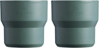 Stanley Wildfare Go 4-Piece Stainless Steel Two Cup Cook Set | 32 oz Pot and Lid with Fold & Lock Handle | 2 Stacking Cups | Camping Essentials for Your Camp Kitchen | BPA-Free | Shale + Charcoal