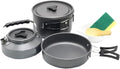 Camping Cookware Set Portable Kit Outdoor Pot Cooking Water Kettle Pan Tableware Hiking Picnic Equipment