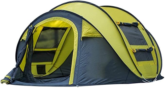 GeRRiT Camping Tent for Outdoor Automatic Tents Throwing Pop Up Waterproof Camping Hiking Tent Waterproof Large Family Tents