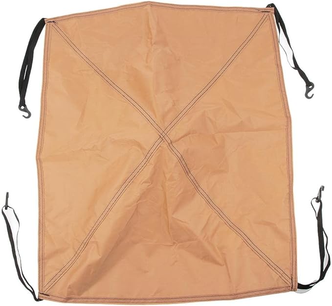 Accessory Lightweight Tarp Fits 3-4 Person Automatic Tent for Backpacking Travel Hiking, Orange, 56cm