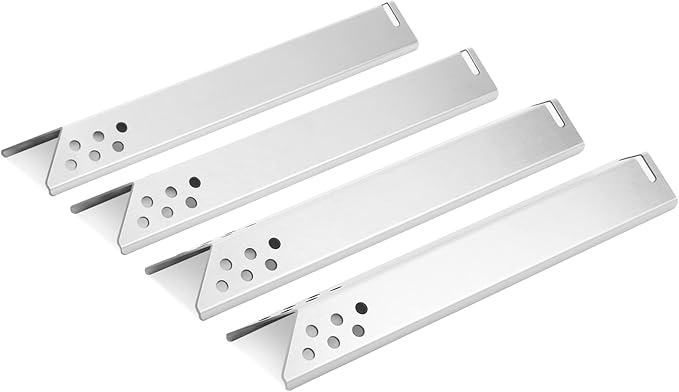 BG2824B Heat Plates Grill Replacement Parts for Expert Grill Parts 5210050 BG2824BP BG2824BN XG16-096-034-00 XG17-096-034-04 Expert Heat Tents Grill Accessories 4 Burner Grill Parts 4 Pieces