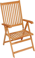 Patio Chairs 6 pcs,Outdoor Folding Chair,Lounge Chair,Portable Camping Chair,Tanning Chairs for Outside,Garden Chair,for Outdoor Patio, Campsite, or Yard, with Anthracite Cushions Solid Teak Wood