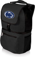 PICNIC TIME NCAA Penn State Nittany Lions Zuma Backpack Cooler - Soft Cooler Backpack - Lunch Cooler, (Black)
