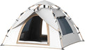 1/2/3 Person Camping Tent, Easy Setup Waterproof Family Dome Tent for Camping, Portable Beach Canopy Tent, Backpacking Tent for Outdoor Camping, Hiking (Color : /Beige, Size : 3 Person)