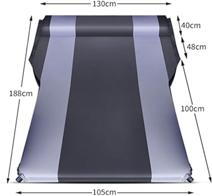 Car Inflatable Mattres for Jeep Grand Cherokee WH 2005 2006 2007 2008 2009 2010 Thickened Inflatable Back Seat Bed Outdoor Camping Sleeping Pad Portable Travel Mattress,Black