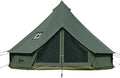 MC TOMOUNT Canvas Tent Bell Tent Yurt with Stove Jack Zipped Removable Floor for Glamping Truck Car Camping