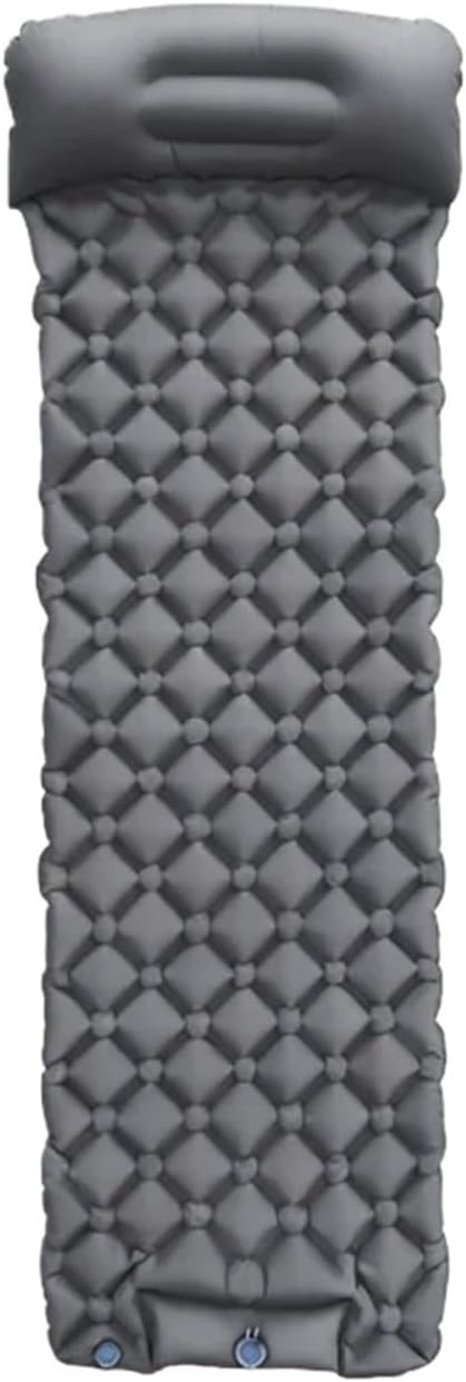 Self-Inflating Camping Mattress - Outdoor Tent Sleeping Pad, Lightweight Compact Air Cushion for Hiking Campsite(Gray)