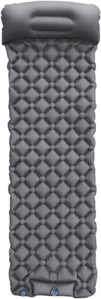 Self-Inflating Camping Mattress - Outdoor Tent Sleeping Pad, Lightweight Compact Air Cushion for Hiking Campsite(Gray)