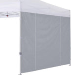 COOSHADE Instant Canopy SunWall 10x10 Canopy SideWall for Pop up Canopy Tent, 1 Pack Door Wall Only, Grey