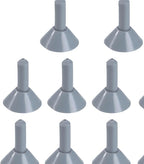 10Pcs Tent Poles Tips Tarp Poles Tip Covers Versatile Protector Lightning Cap for Camping Backpacking Awning Outdoor Sports