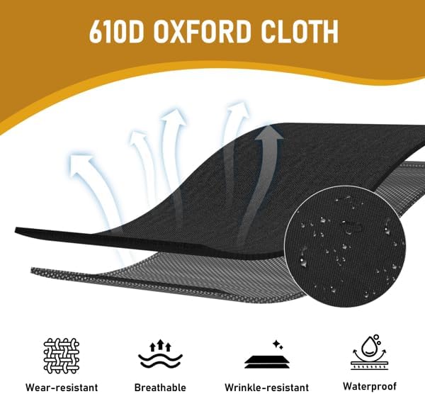 Portable Folding Camping Cot, Heavy Duty Sleeping Bed with Carrying Bag, 610D Oxford Cloth & Lightweight Aluminum Frame, 275lbs Load, Outdoor Cot for Adults, Travel, Hiking, Office (Black, 4 Pack)