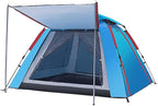 GeRRiT Tent Outdoor Outdoor 3-4 People Tent Automatic one Room one Hall Tent Family Camping Tent Increase Thickening rain Camping Tent,Outdoor Adventure, Seaside Vacation, Desert Travel, Park le