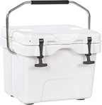 Goplus 16 Quart Cooler, 24-Can Capacity Ice Chest with 2 Cup Holders, 3-5 Days Ice Retention, Portable Insulated Ice Box for Camping, Fishing Outdoor Activities