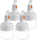LED Camping Light, 800 lumens, Powered by Rechargeable Batteries, White Portable Pendant Lights, Waterproof (2.2IN-4)
