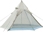 GeRRiT Outdoor Camping Tent Family Pyramid Tent for Camping Backpacking Hiking Mountaineering