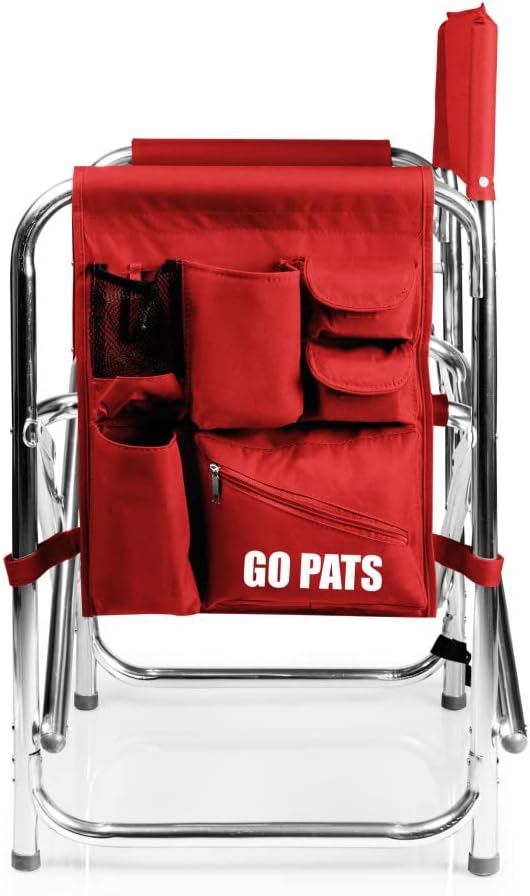 Picnic TIME NFL Unisex-Adult NFL Sports Chair with Side Table, Beach Chair, Camp Chair for Adults